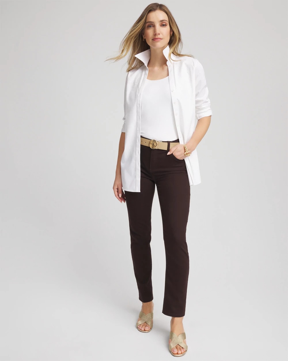 Chico's - Girlfriend Slim Ankle Jeans