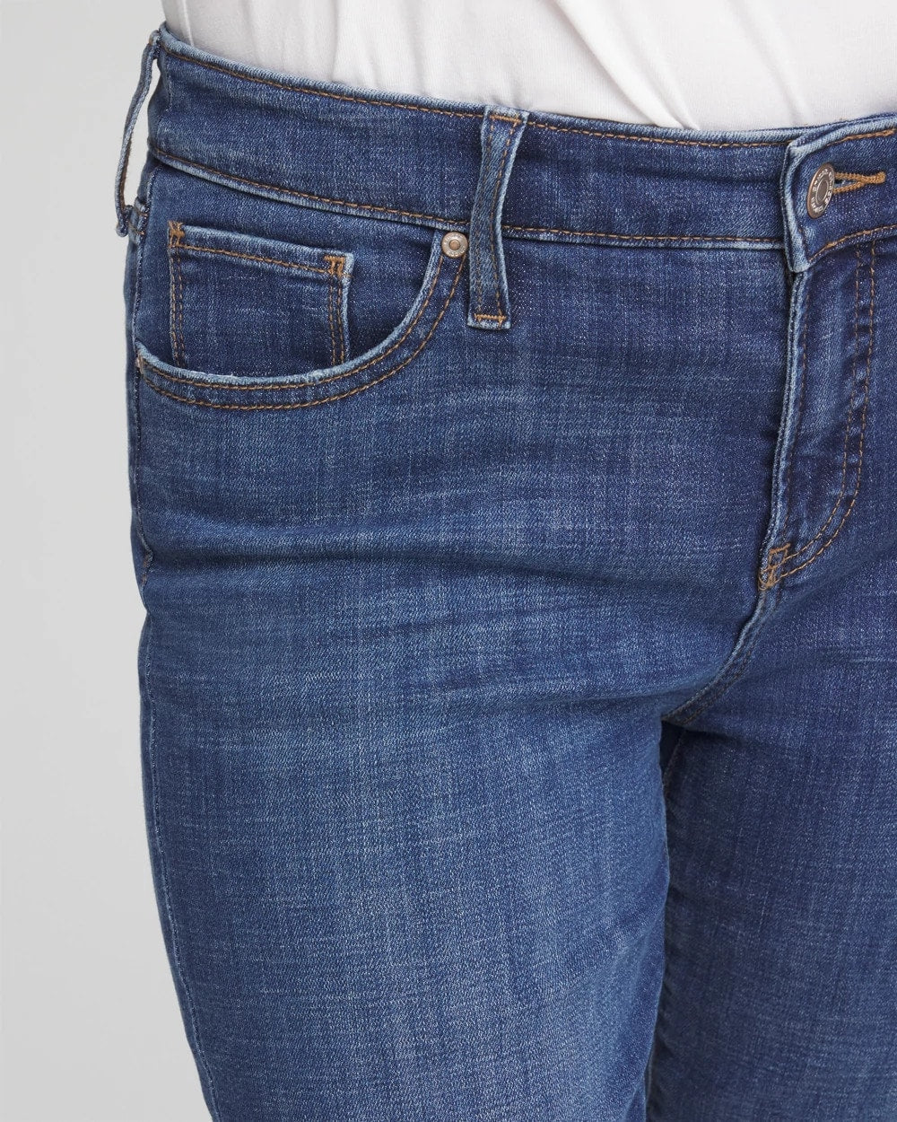 Chico's - Girlfriend Slim Frayed Ankle Jeans