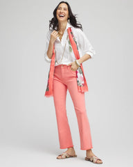 Chico's - Girlfriend Fray Hem Kick Flare Jeans