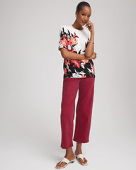 Chico's - Girlfriend Cropped Wide-Leg Jean