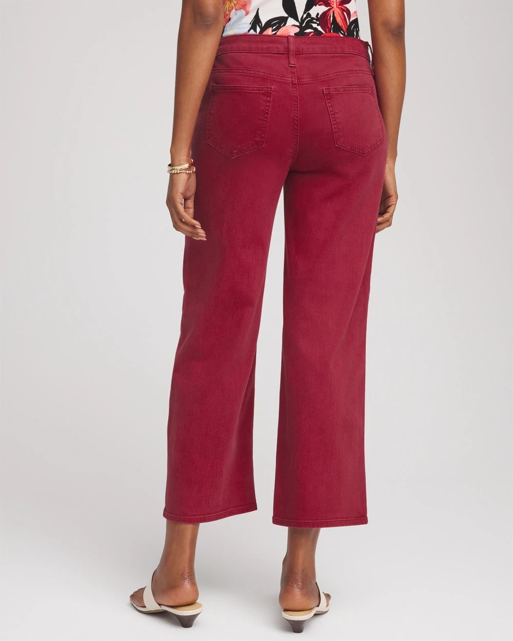 Chico's - Girlfriend Cropped Wide-Leg Jean