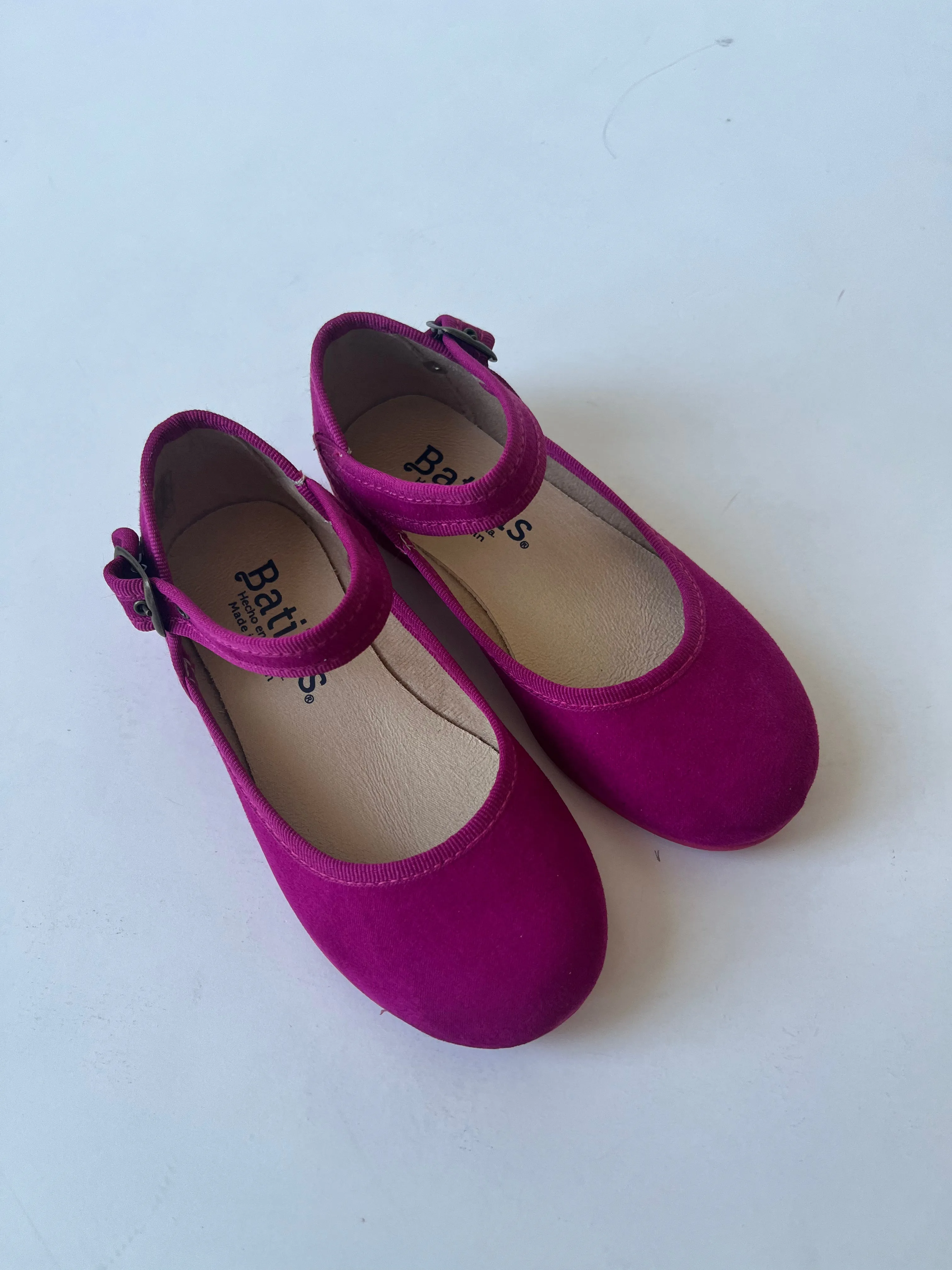 19150 Fuschia mary jane with ankle strap