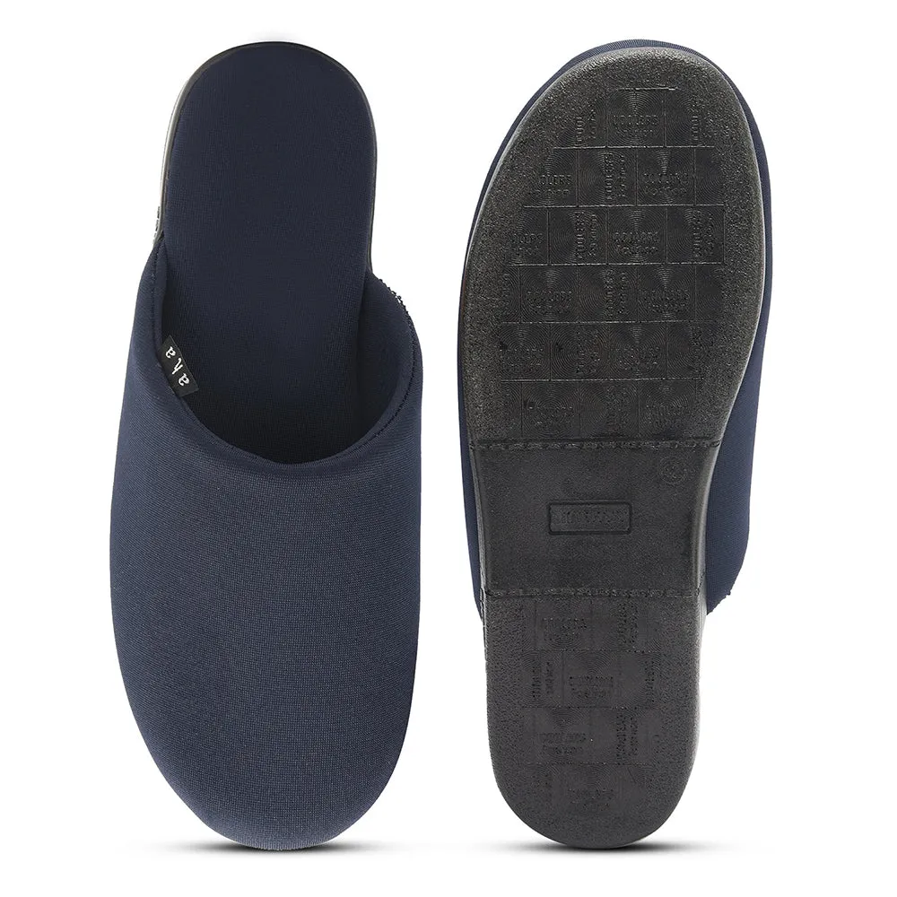 A-HA Casual Navy Blue Mule For Men M-CARPET01 By Liberty