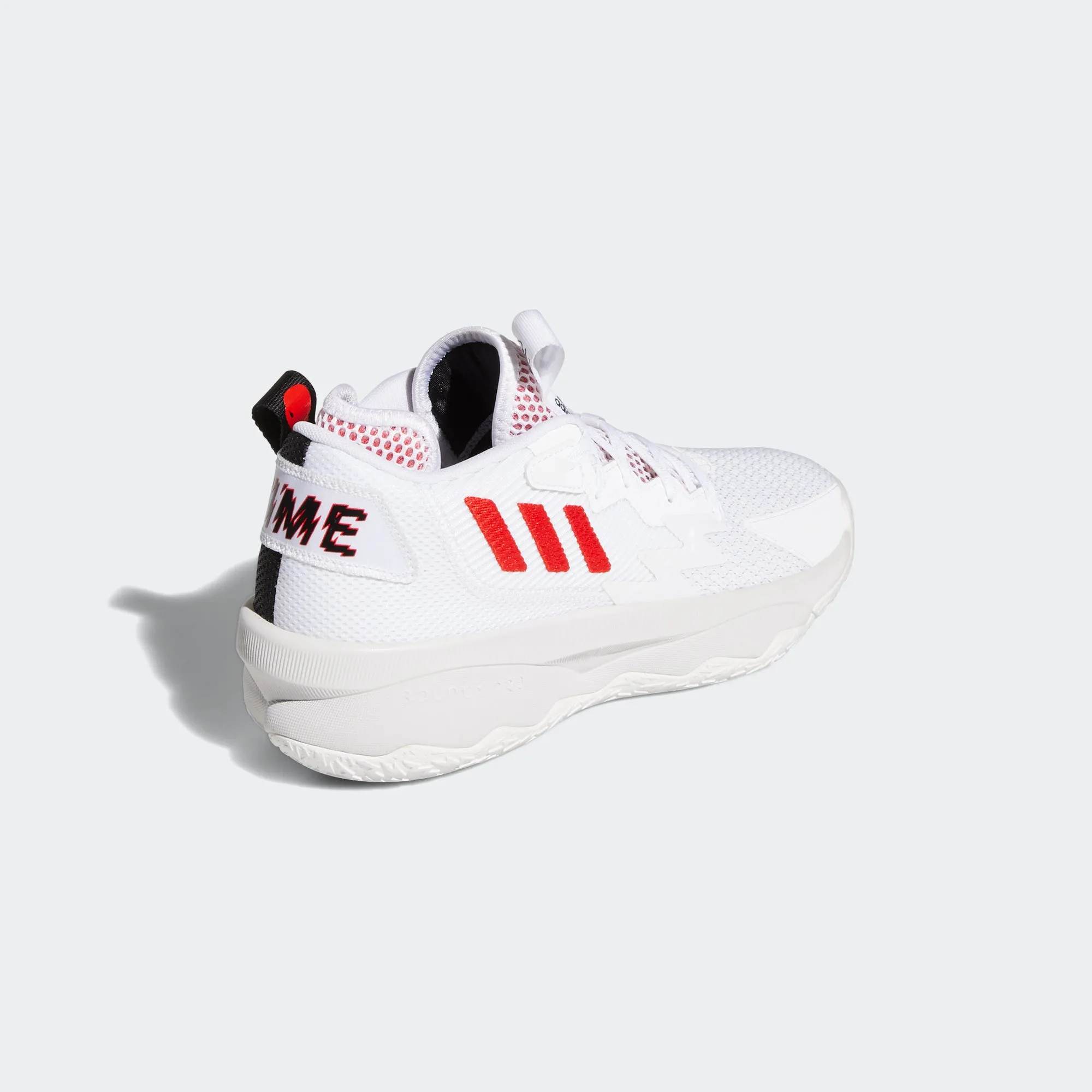 adidas DAME 8 Shoes | White-Red | Men's