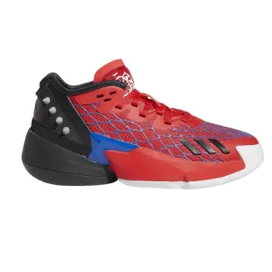 Adidas - D.O.N. Issue 4 J Spiderman Kids Shoes - Blue/Vivid Red/Core Black