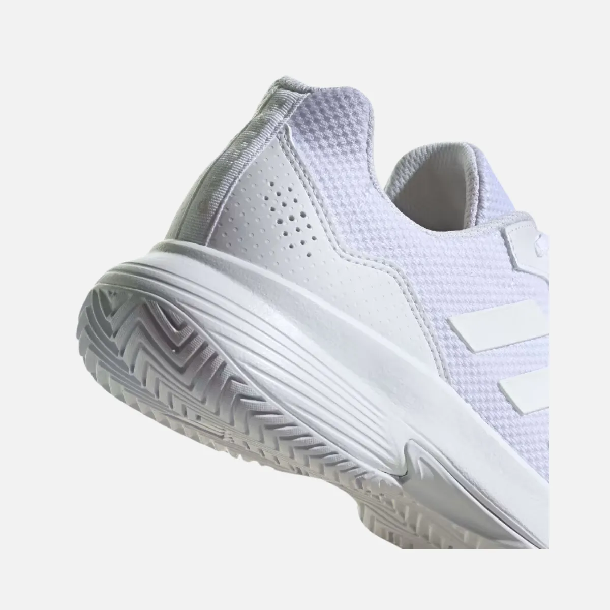 Adidas GAMECOURT 2.0 Tennis Shoes -Cloud White/Cloud White/Matte Silver