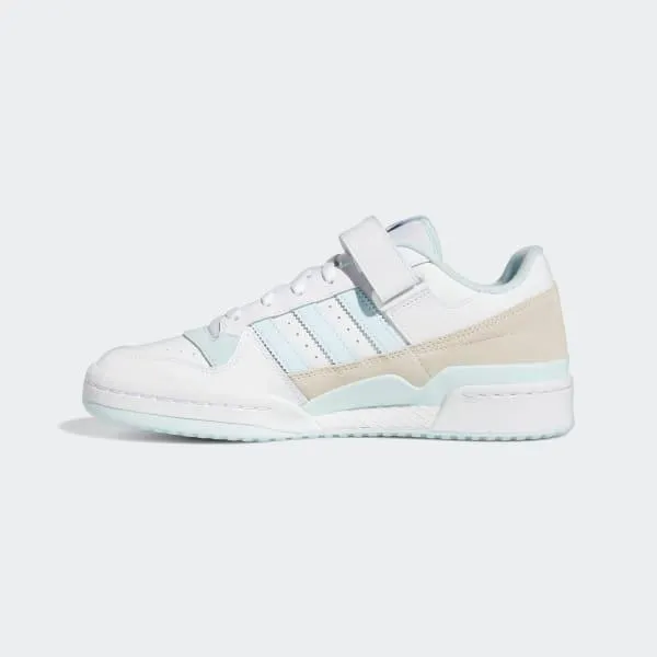 Adidas Men's Forum Low - White / Almost Blue / Chalk White