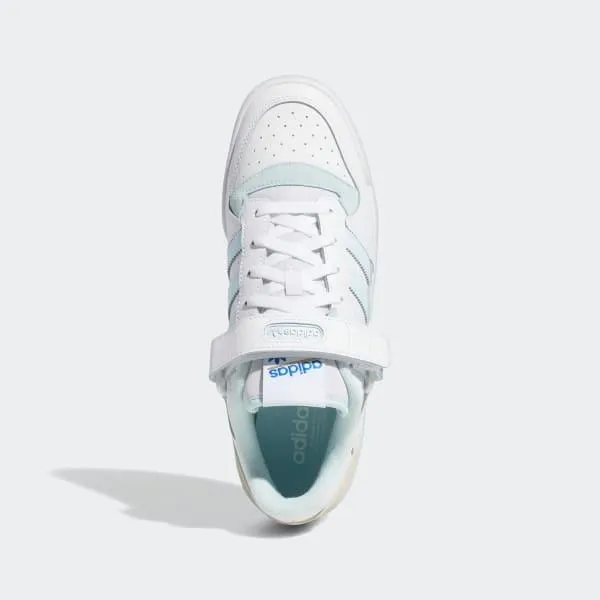 Adidas Men's Forum Low - White / Almost Blue / Chalk White