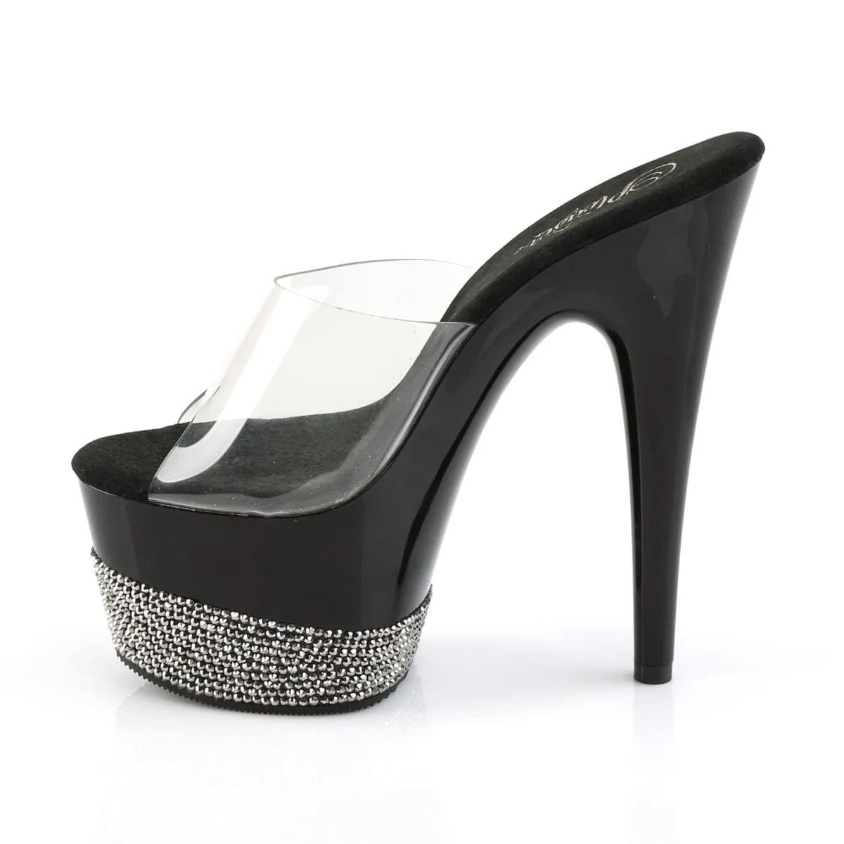 ADORE-701-3 Clear/Black-Pewter Rhinestones