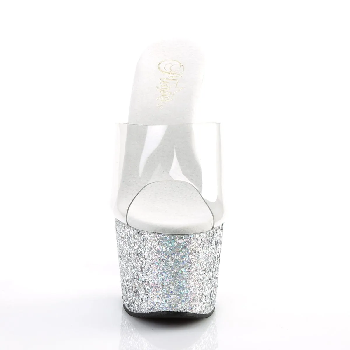 ADORE-701LG Clear/Silver Multi Glitter