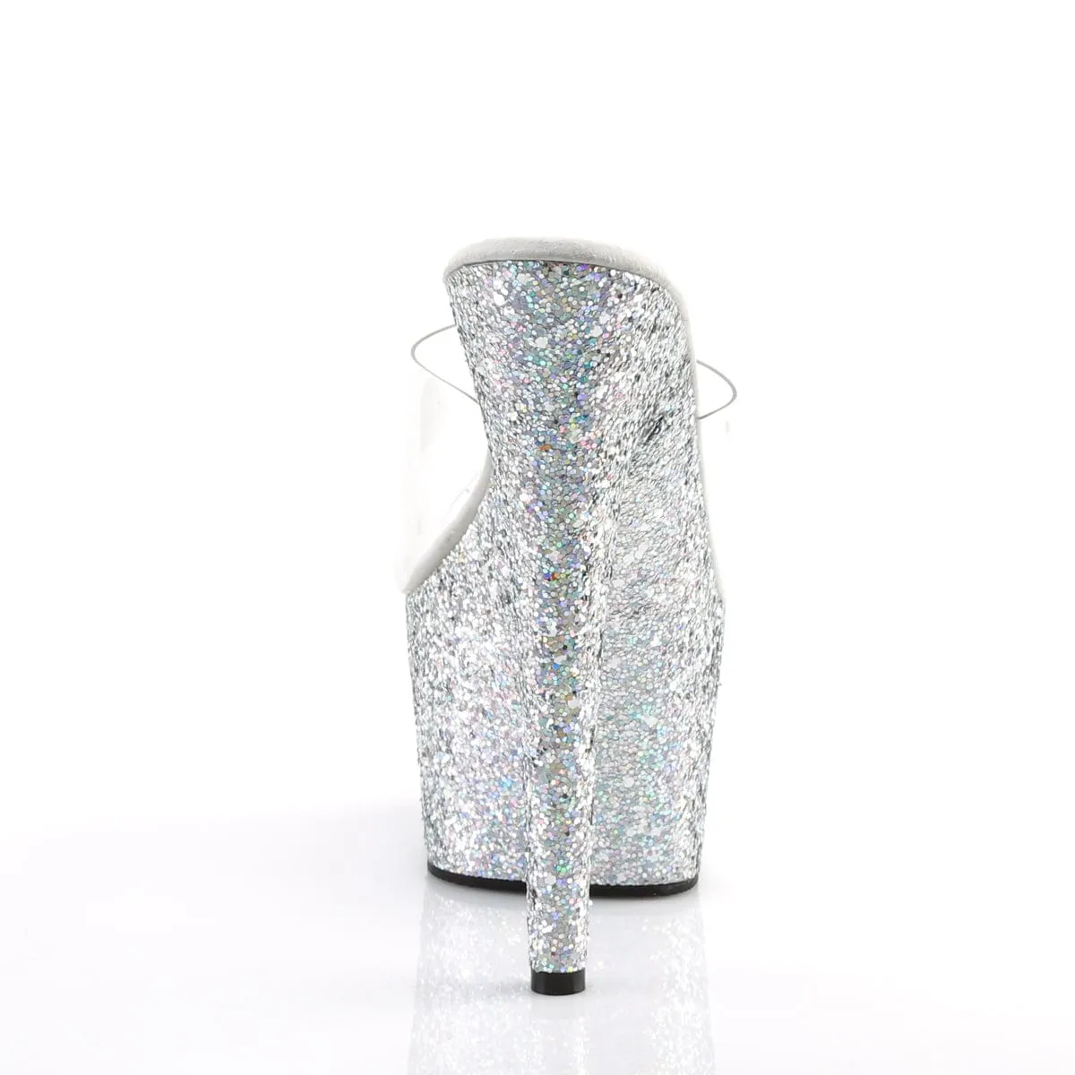 ADORE-701LG Clear/Silver Multi Glitter