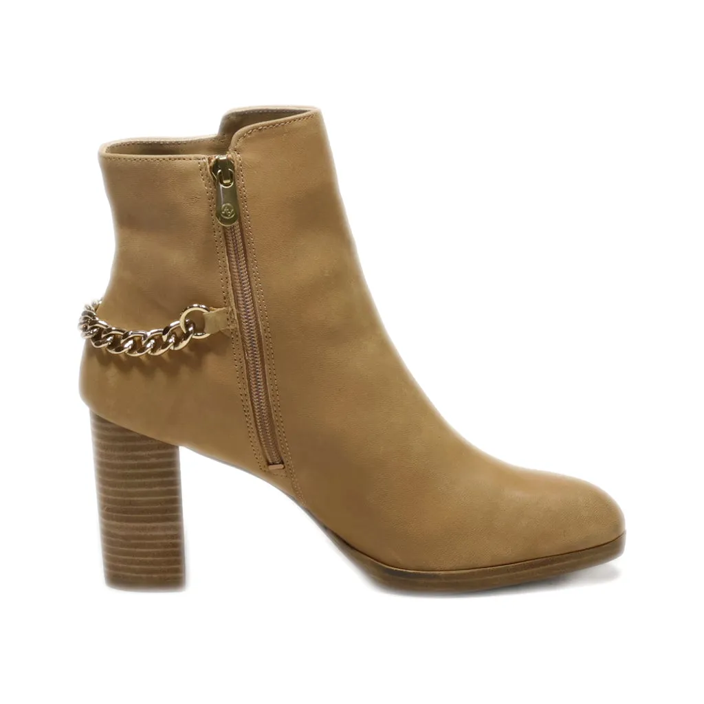 Adrienne Vittadini Mid-Calf Nubuck Brown Colour For Women