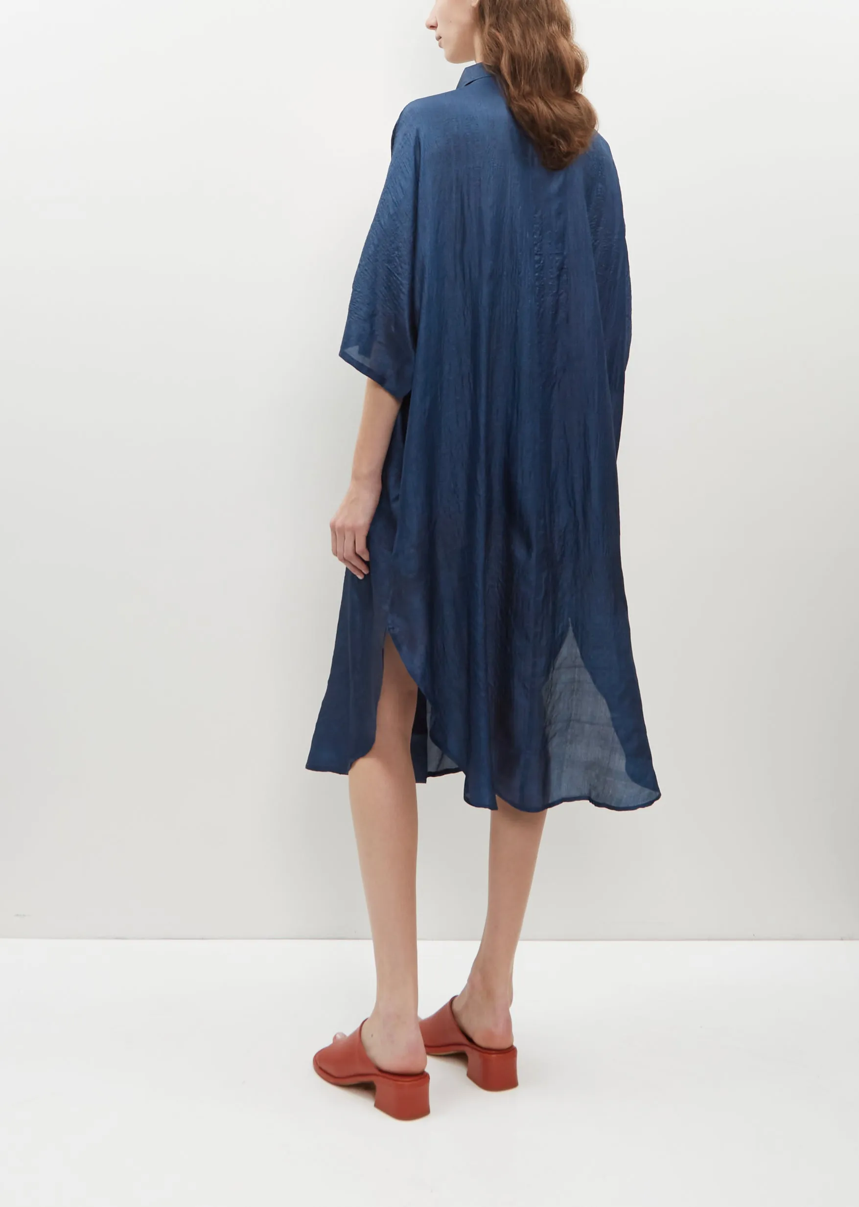 Amada Silk Tussar Shirt Dress