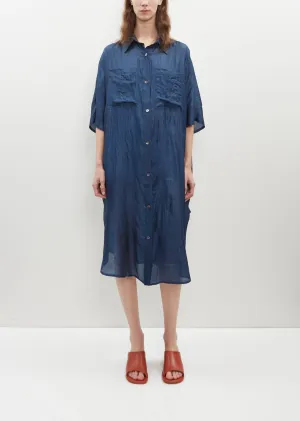 Amada Silk Tussar Shirt Dress