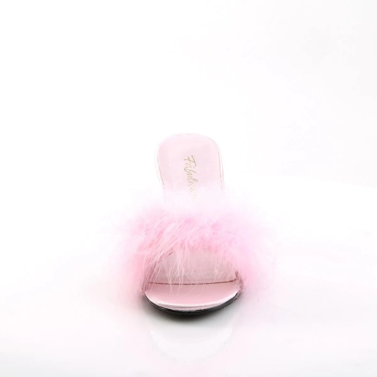 AMOUR-03 Baby Pink Pu-Fur