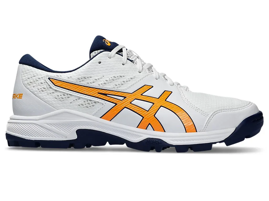 Asics Gel Peake 2 - White/Orange Cricket Shoes