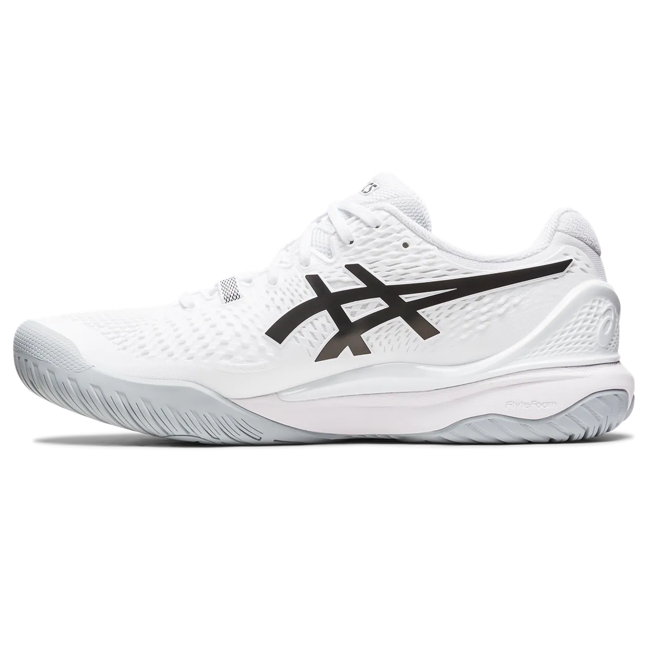 Asics Men's Gel Resolution 9 Tennis Shoes White Black