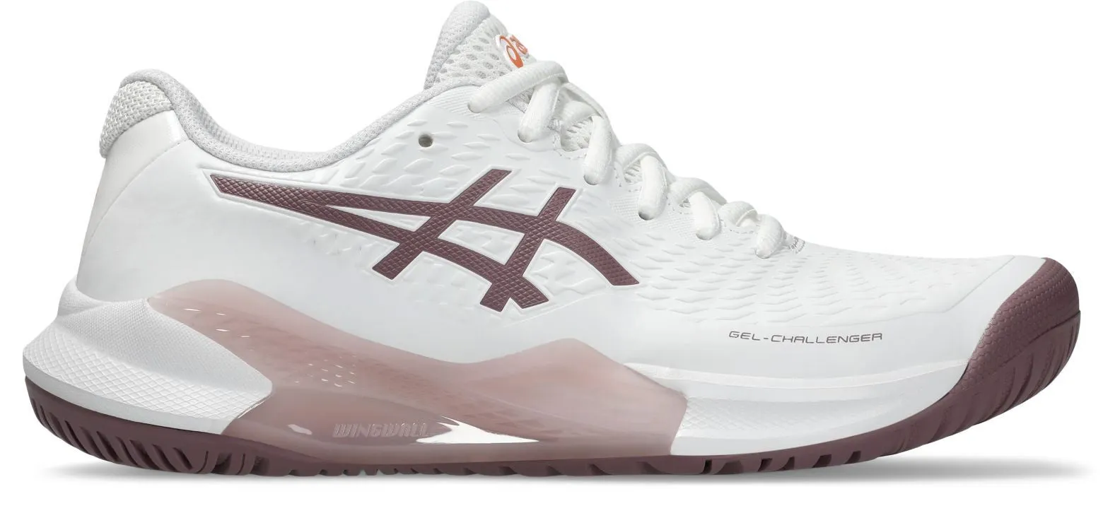 Asics Women's Gel Challenger 14 (Hardcourt) Tennis Shoe - White/Dusty Mauve