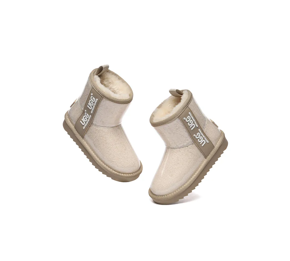 AUSTRALIAN SHEPHERD® UGG Boots  Kids Clear Waterproof Shearling Coated Classic