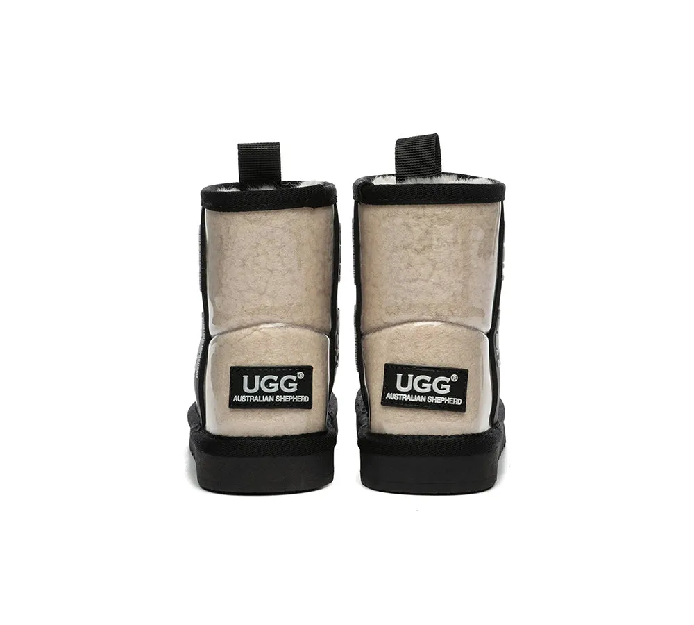 AUSTRALIAN SHEPHERD® UGG Boots  Kids Clear Waterproof Shearling Coated Classic