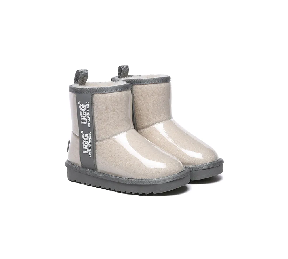 AUSTRALIAN SHEPHERD® UGG Boots  Kids Clear Waterproof Shearling Coated Classic