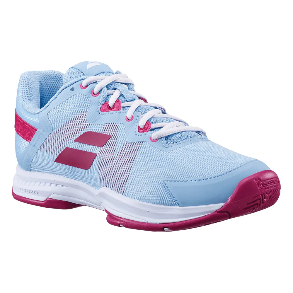 Babolat SFX3 All Court Tennis Shoes (Ladies) - Clearwater/Cherry