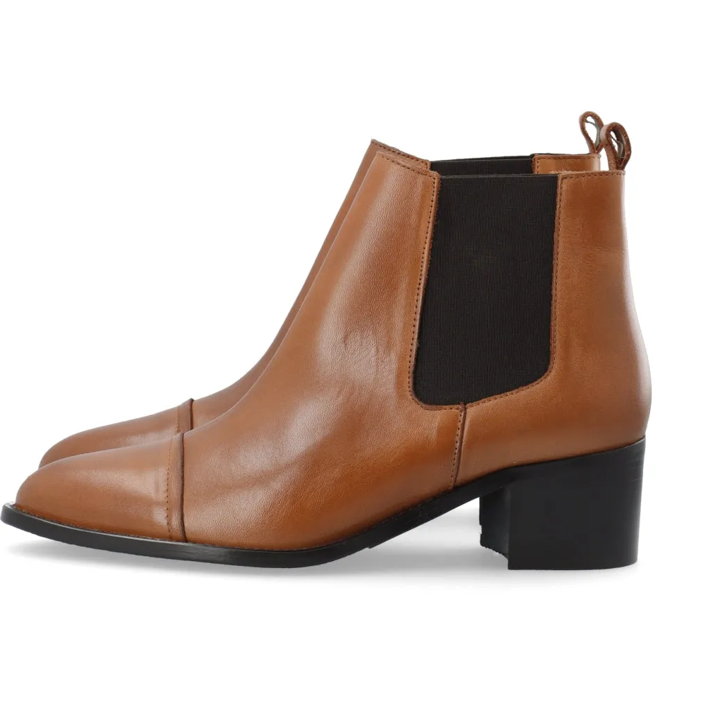 Biacarol Cognac Dress Chelsea Boots