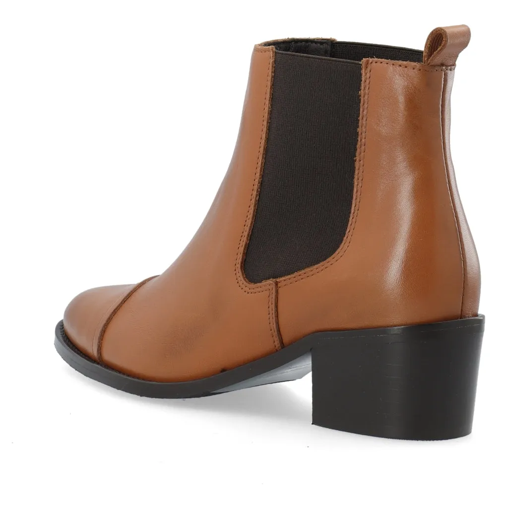 Biacarol Cognac Dress Chelsea Boots