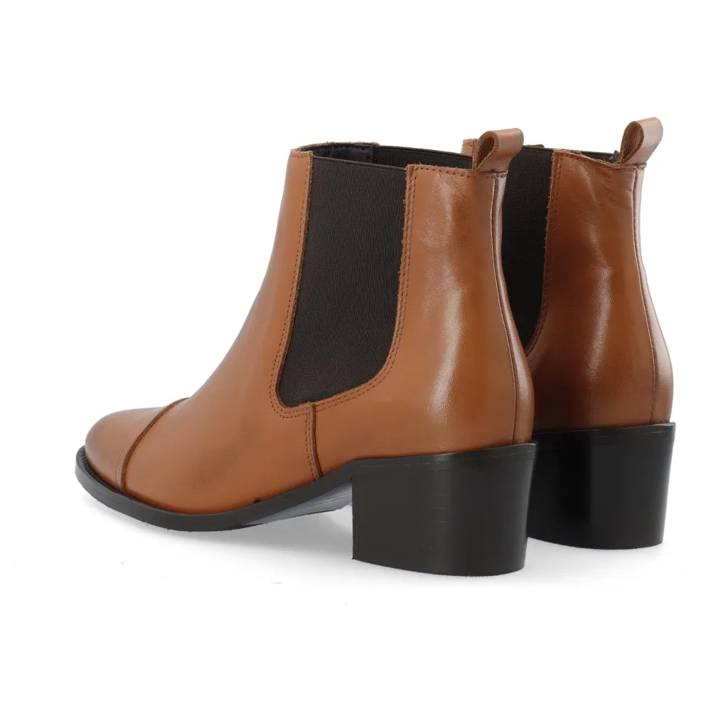 Biacarol Cognac Dress Chelsea Boots