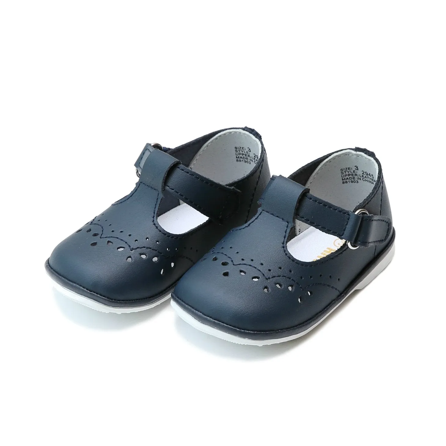 Birdie Leather TStrap Mary Jane - Navy