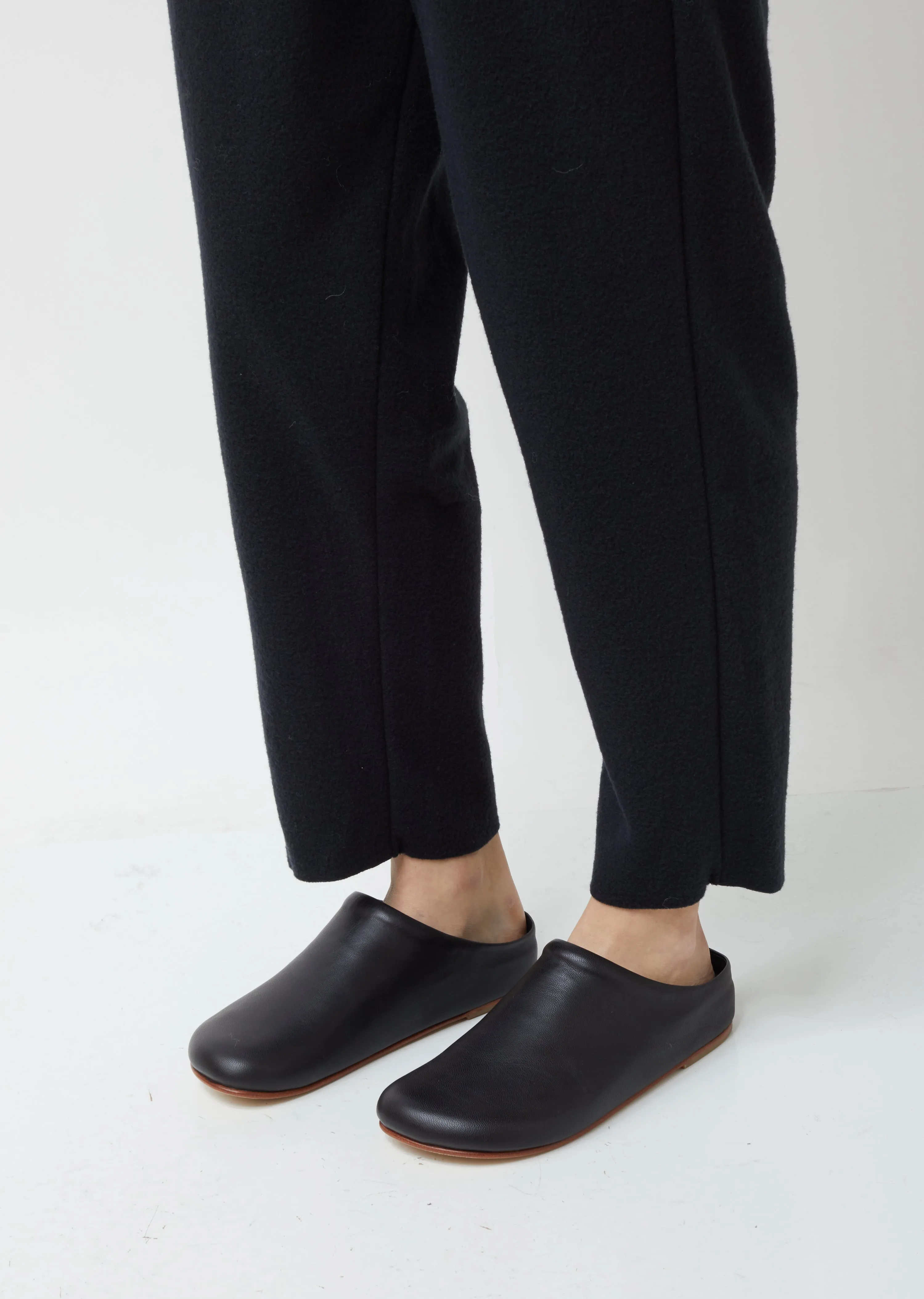 Black Mono Mules