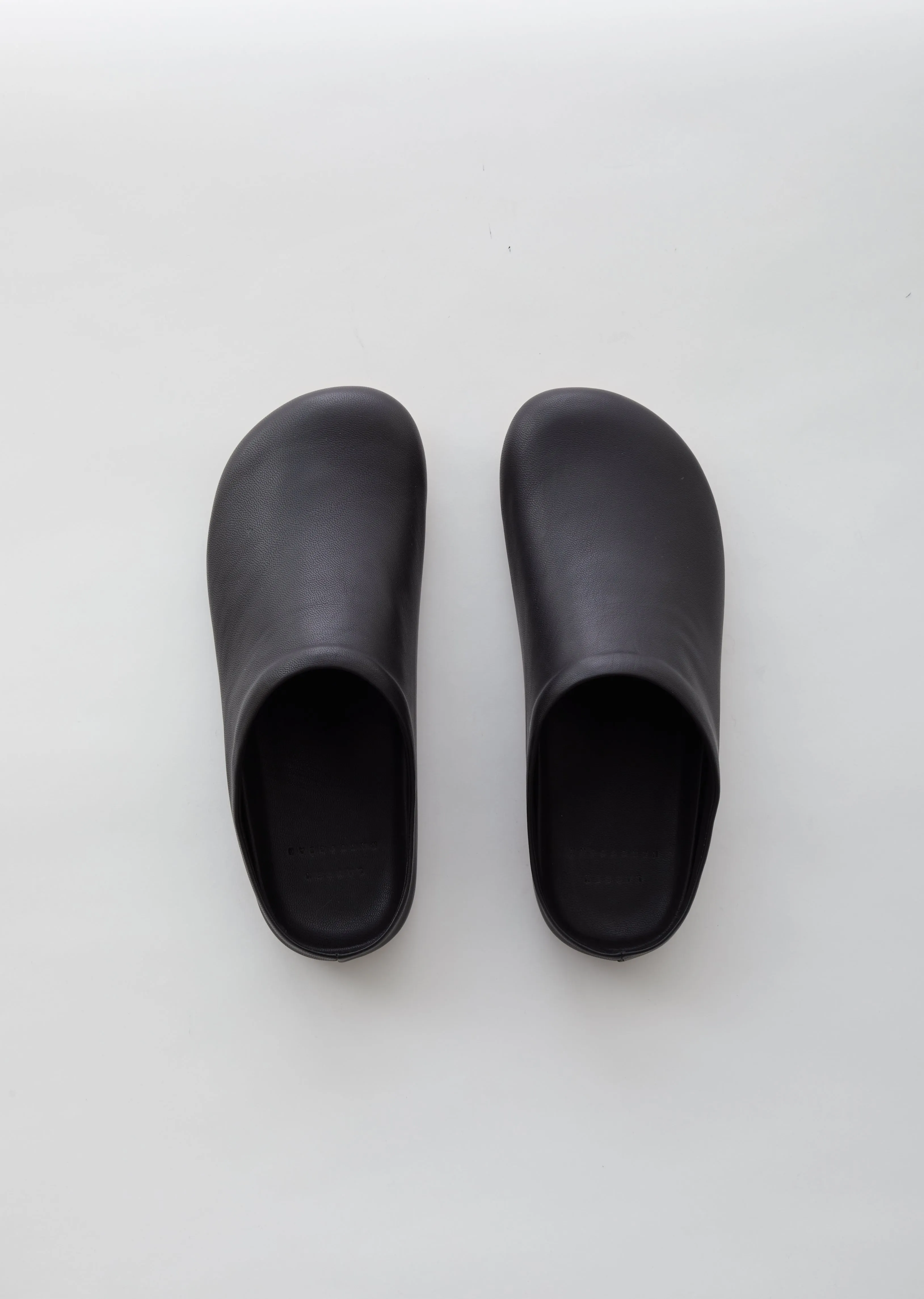 Black Mono Mules