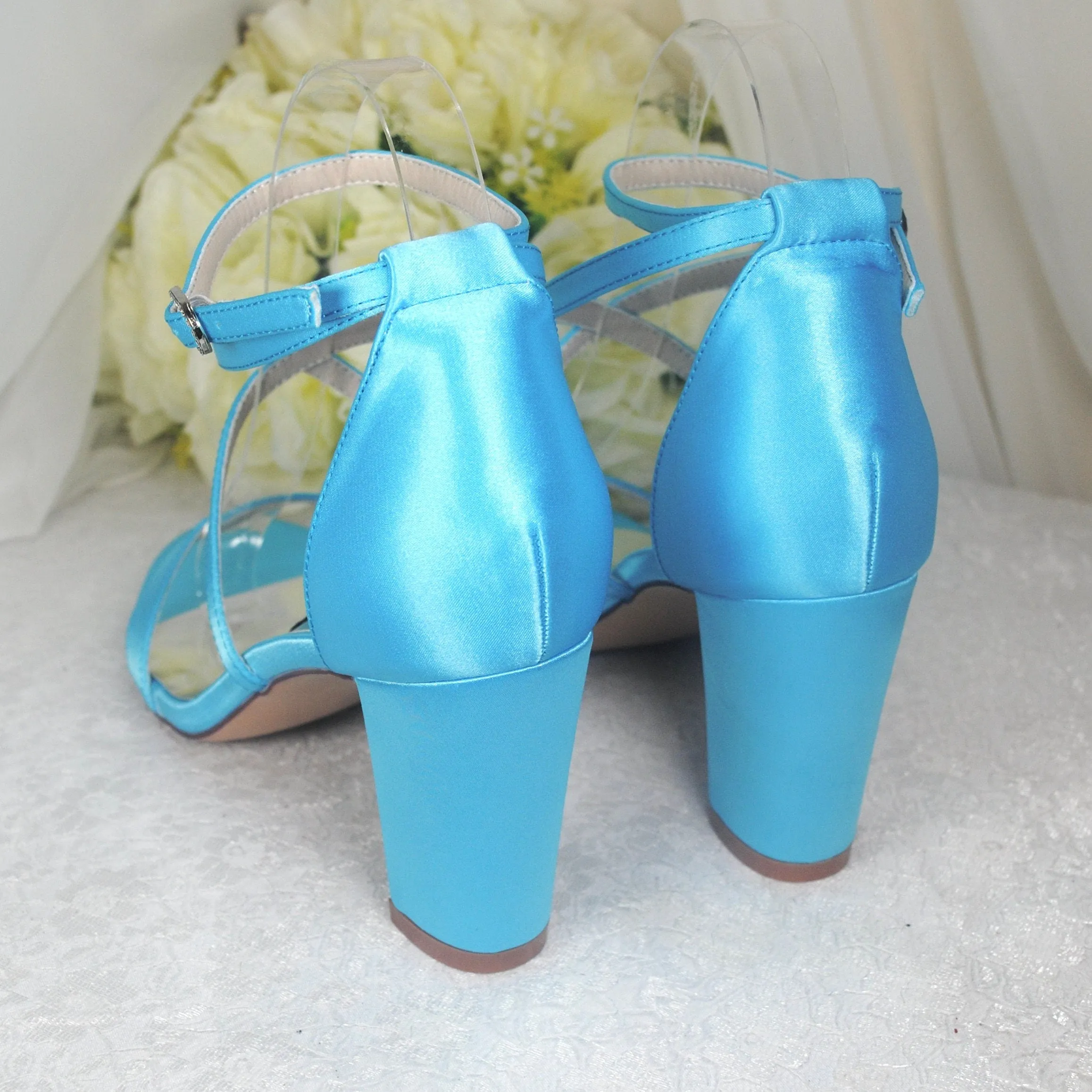 Blue Wedding Shoes Size UK6/US8.5