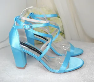 Blue Wedding Shoes Size UK6/US8.5