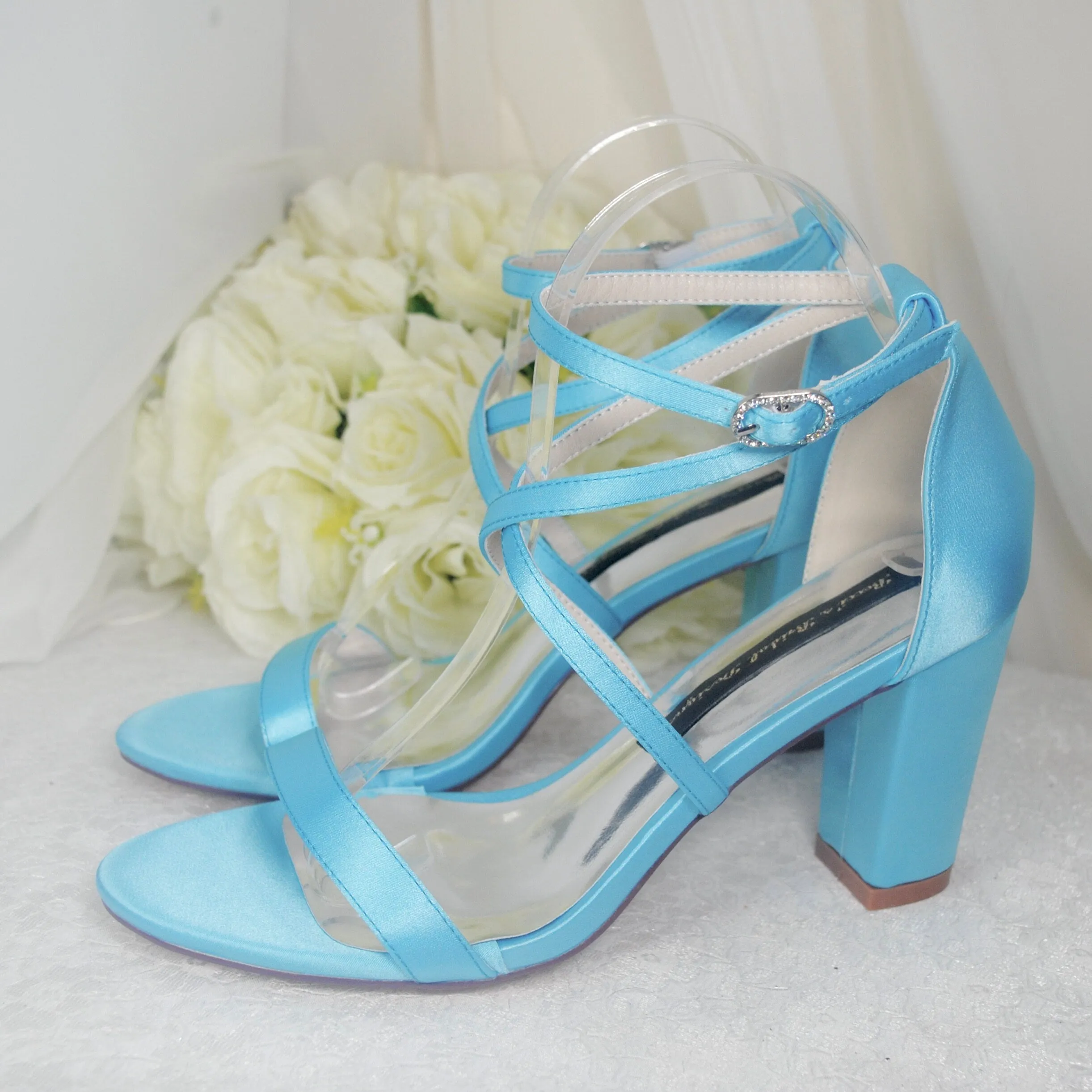 Blue Wedding Shoes Size UK6/US8.5