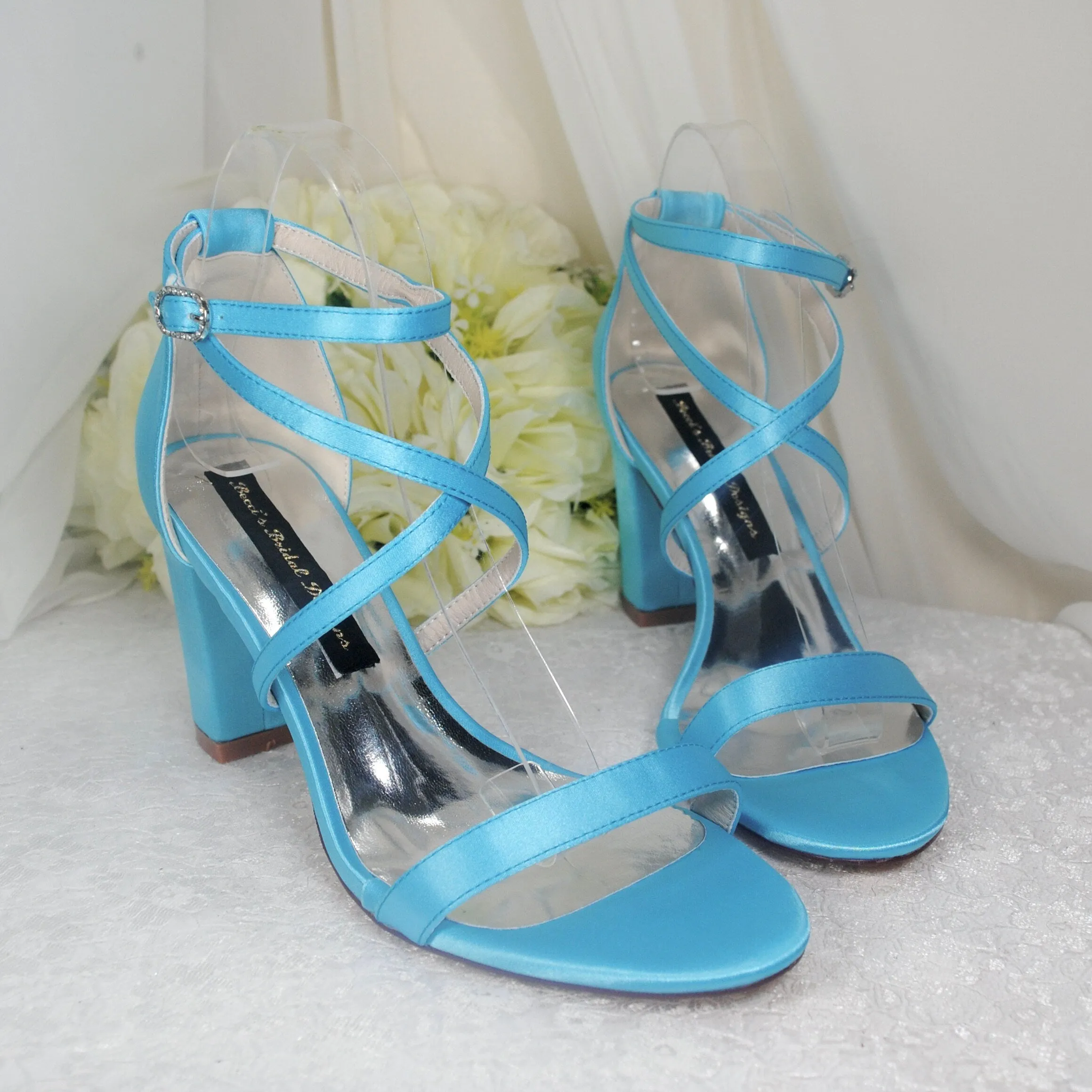 Blue Wedding Shoes Size UK6/US8.5