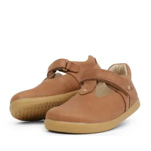 Bobux Iwalk IW Louise T-Bar Caramel Tan