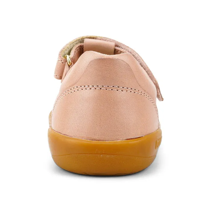 Bobux Kids Plus KP Leather T-Bar Louise Pink Dusk Pearl