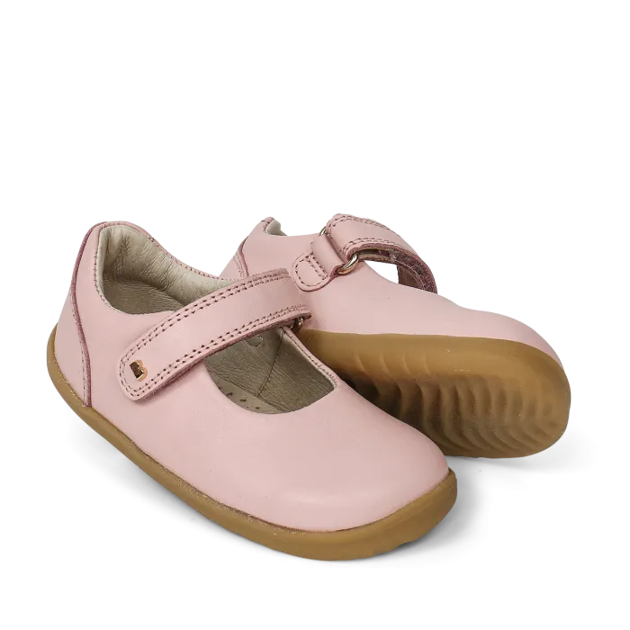 Bobux Step Up Delight Mary Jane Seashell Pink 728408