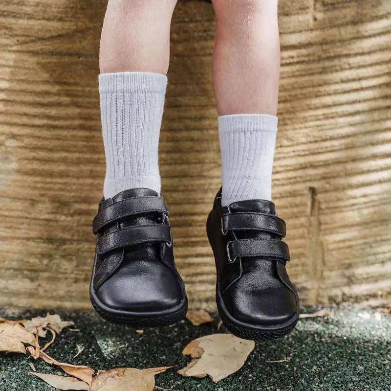 Bprimal Kids - Classic - Blackout (Leather) School Shoes