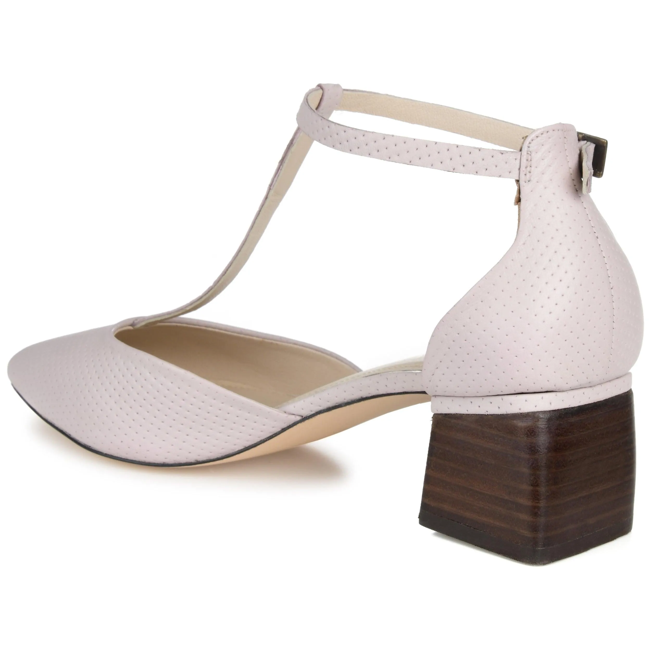 CAMEELA BLOCK HEEL MARY JANES IN LEATHER