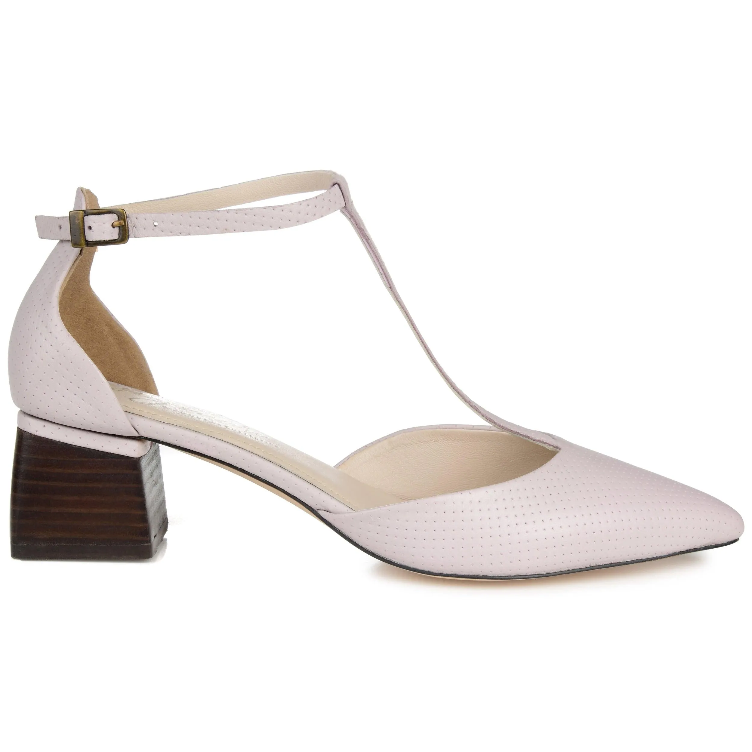 CAMEELA BLOCK HEEL MARY JANES IN LEATHER