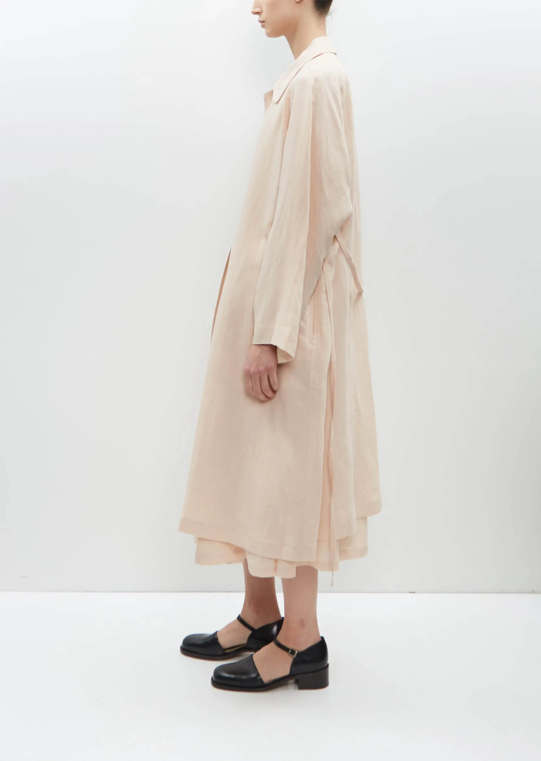 Cat Linen-Tencel Duster Coat