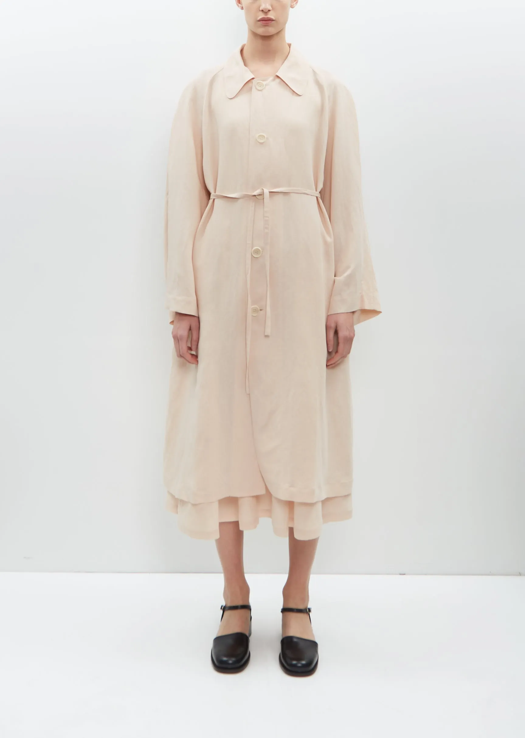 Cat Linen-Tencel Duster Coat