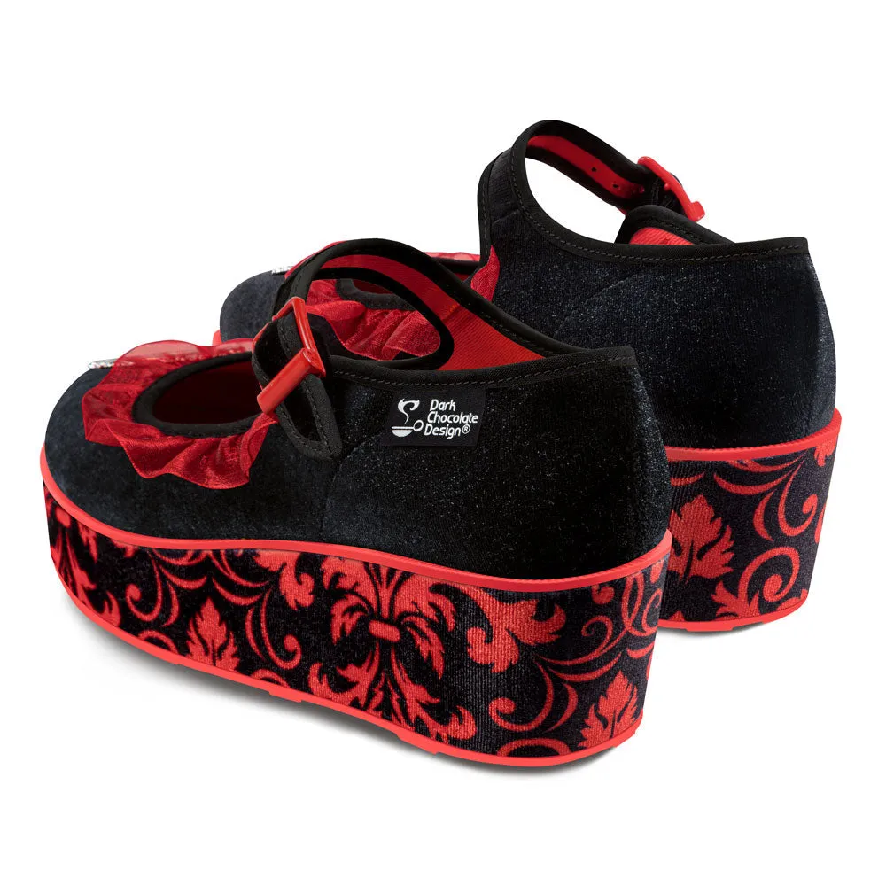 Chocolaticas® Memento Mori Women's Mary Jane Platform