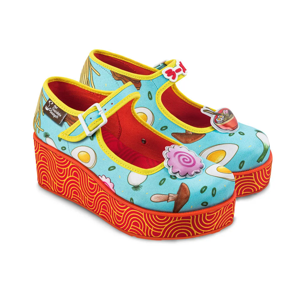 Chocolaticas® Ramen Women's Mary Jane Platform