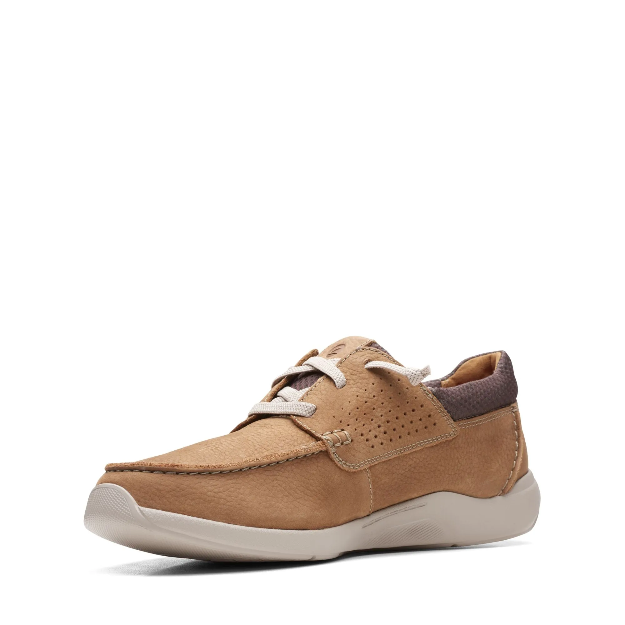 Clarks Men's Gorwin Moc - Dark Sand Nubuck