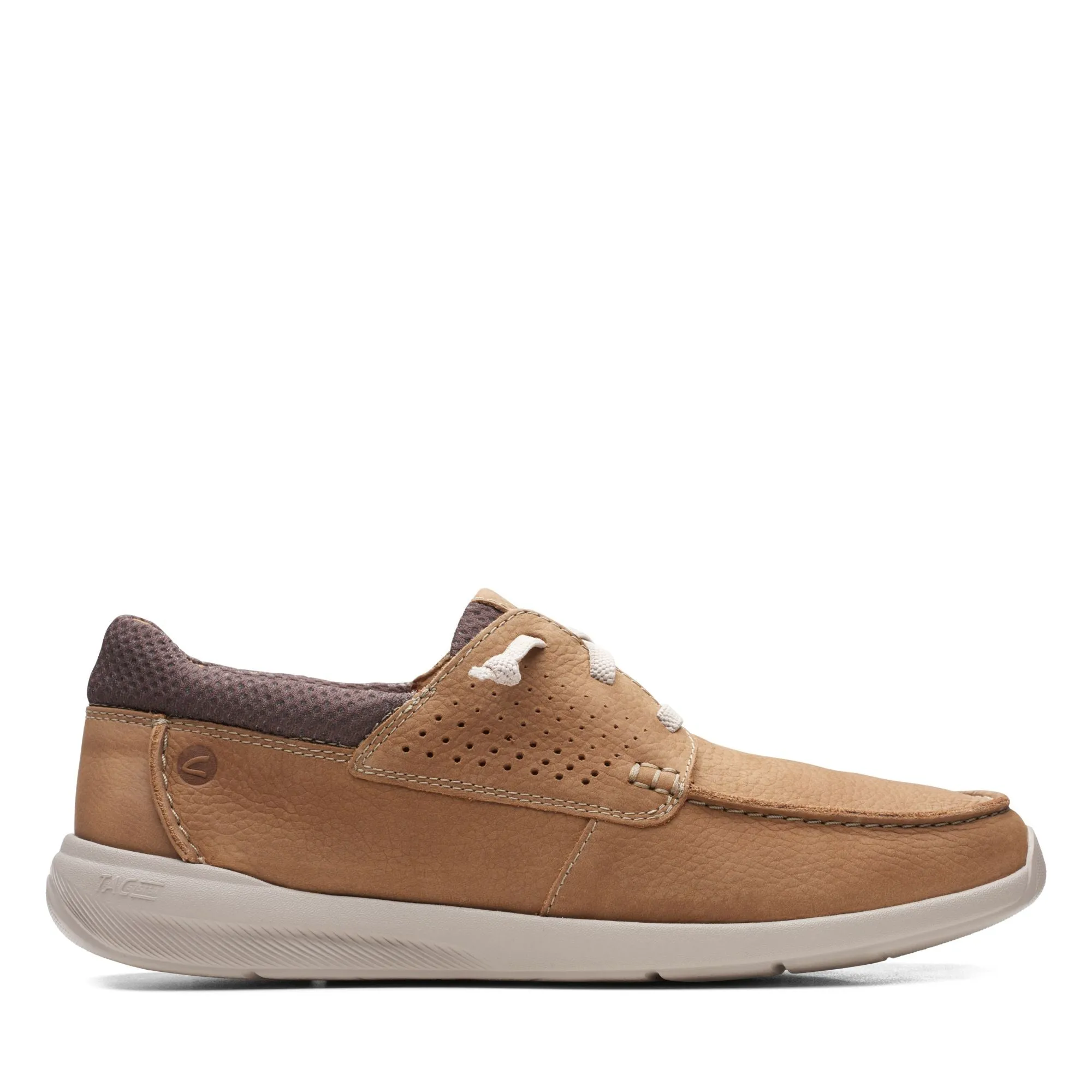 Clarks Men's Gorwin Moc - Dark Sand Nubuck