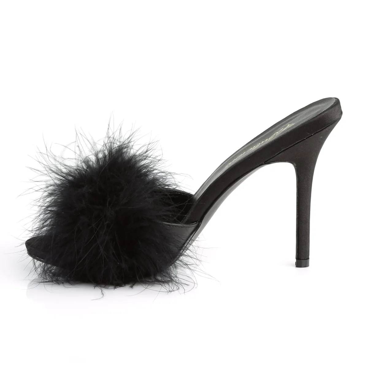 CLASSIQUE-01F Black Pu-Fur