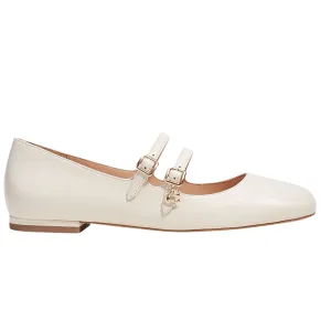 COACH - Whitley Leather Mary Janes Flats